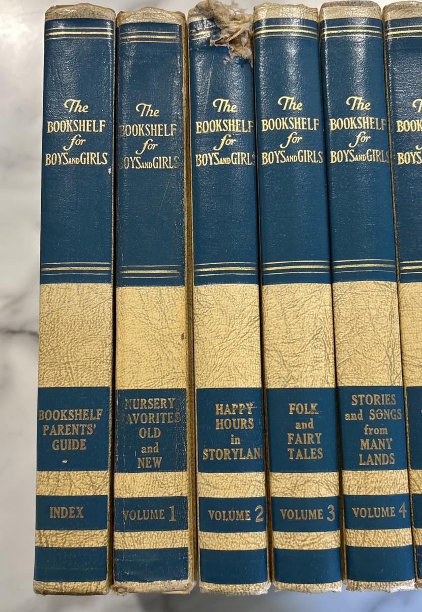 The Bookshelf for Boys and Girls Volume 1-9 & Parent Guide Index