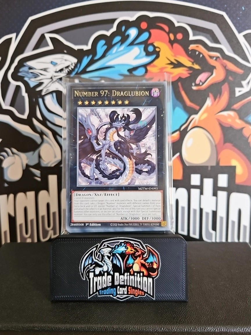Number 97: Draglubion MZTM-EN093 Rare 1st Edition YuGiOh