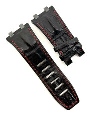 Audemars Piguet ROO 44mm 30mm x 24mm Black Alligator Watch Strap Authentic OEM