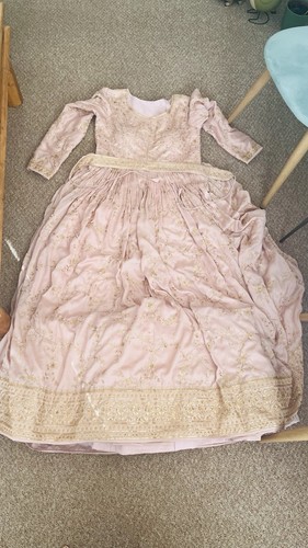 Indian Pakistani Traditional Dress for Wedding and Party With Can Can For Flare - Picture 6 of 6