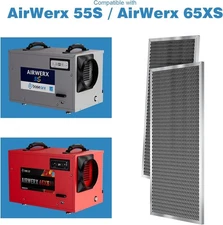BaseAire 4-Pack MERV-1 Filter for Crawlspace Dehumidifiers AirWerx 55/55S/65XS