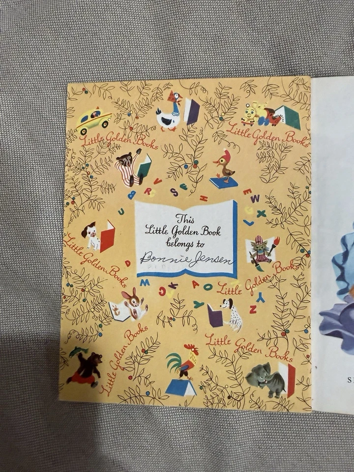 Walt Disney's LADY Vintage A Little Golden Book 1954, 1st Edition “A” - Image 4 of 4