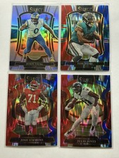 2025 Panini Select Football Red Blue Prizm Lo...