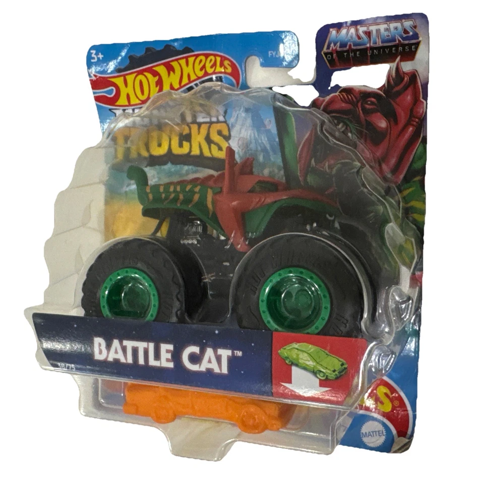 Hot Wheels Monster Trucks Masters Of The Universe Battle Cat Die-cast Nuevo Foto 2 de 3
