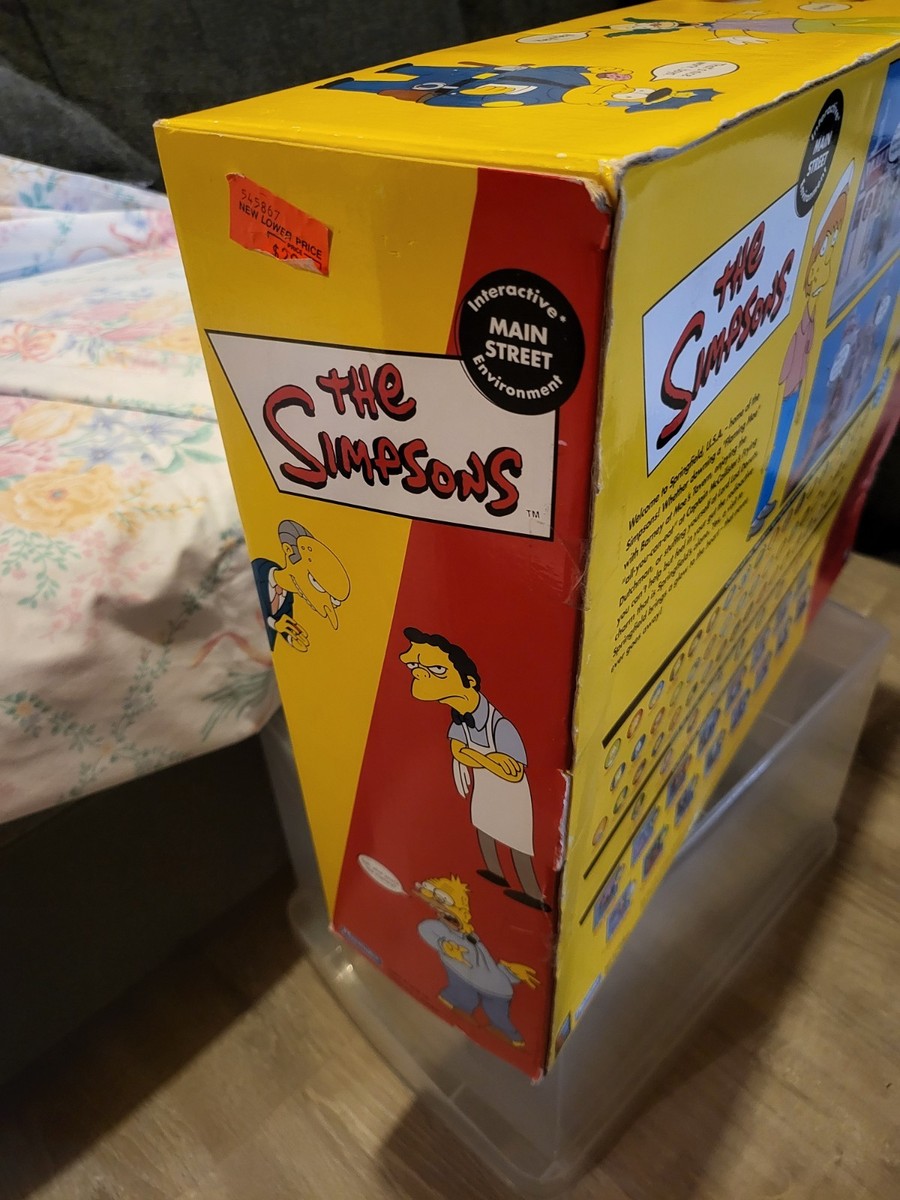 Playmates Toys The Simpsons Main Street Interactive Environment