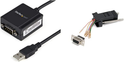 .Com USB to Serial Adapter - 1 Port - USB Powered - FTDI USB UART Chip - DB9 (9-
