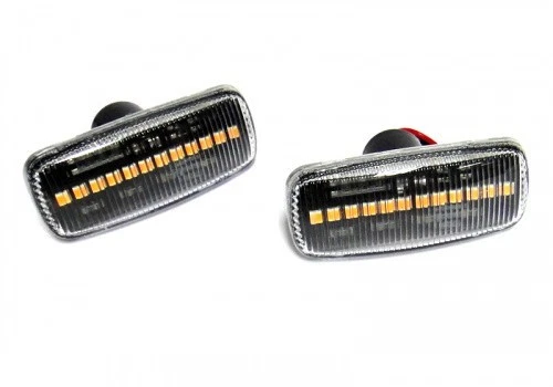 Clear Lens Amber LED Side Marker Lights For Dodge Avenger/Charger/Grand Caravan Foto 3 de 4