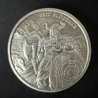 1 Troy oz Eric Bloodaxe Design .999 Fine Silver Round