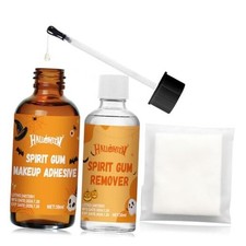 Spirit Gum Adhesive and Remover, Skin Glue, Face Glue for Costume Makeup,