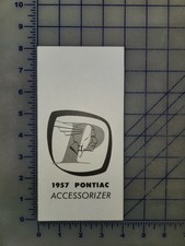 1957 Pontiac Accessorizer Brochure Folder 1957 Pontiac Accessorizer Brochure Folder