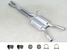 IMASAF Mitteltopf NEU für Audi A6 4B C5+Avant 3.0 4.2 S6 quattro Auspuff +Anbaut