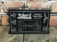 Talent Sound & Lighting Passive Direct Box Model HLZ1