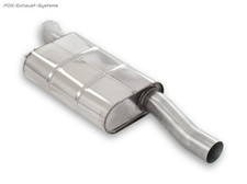  Edelstahl Ø76mm Vorschalldämpfer für Audi A4/S4 B5 Limousine/Avant