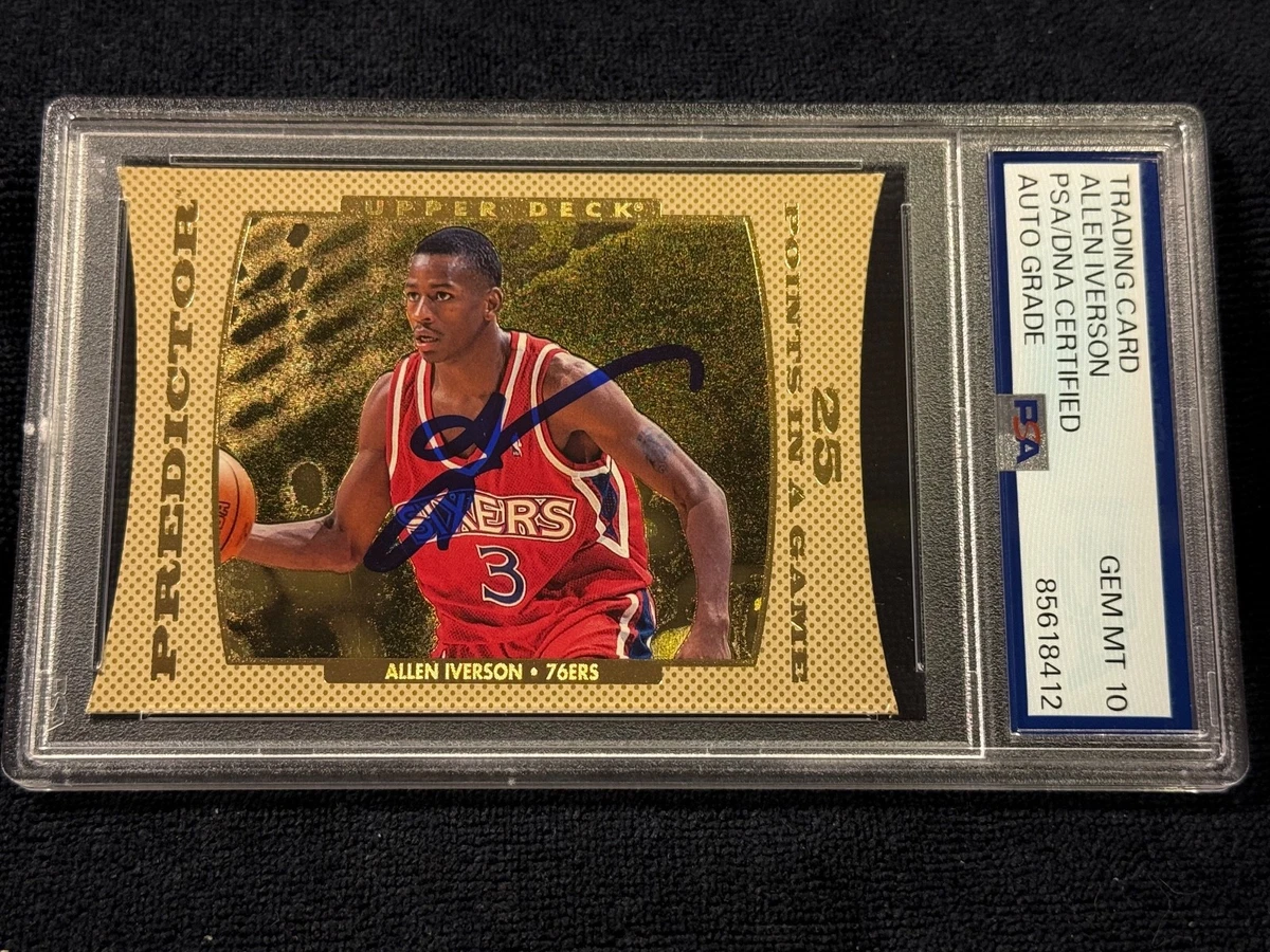 Allen Iverson 10 Graded Basketball Sports Trading Cards