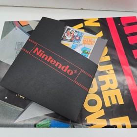 Nintendo NES Console Power Set Pad Complete w/ Box Super Mario Track Meet Duck