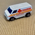 Hot Wheels Redline 1974 SUPER VAN PARAMEDIC VAN White Flying Colors Near Mint