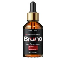 Bruno ED Premium Drops for Men to Boost Performance, Stamina & Energy (2 fl oz)