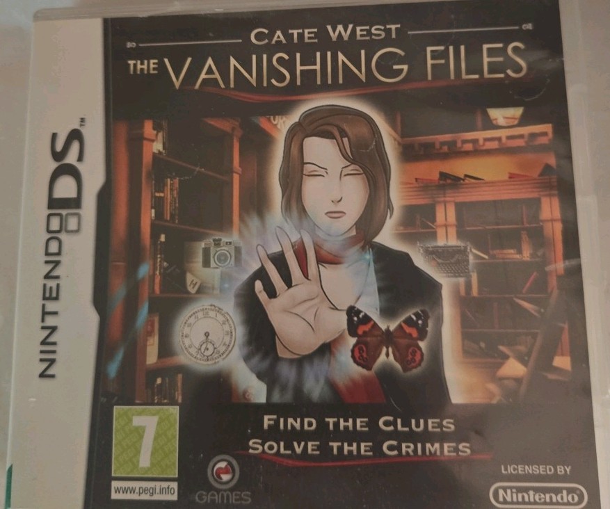 Cate West The Vanishing Files Nintendo DS Game Great Condition