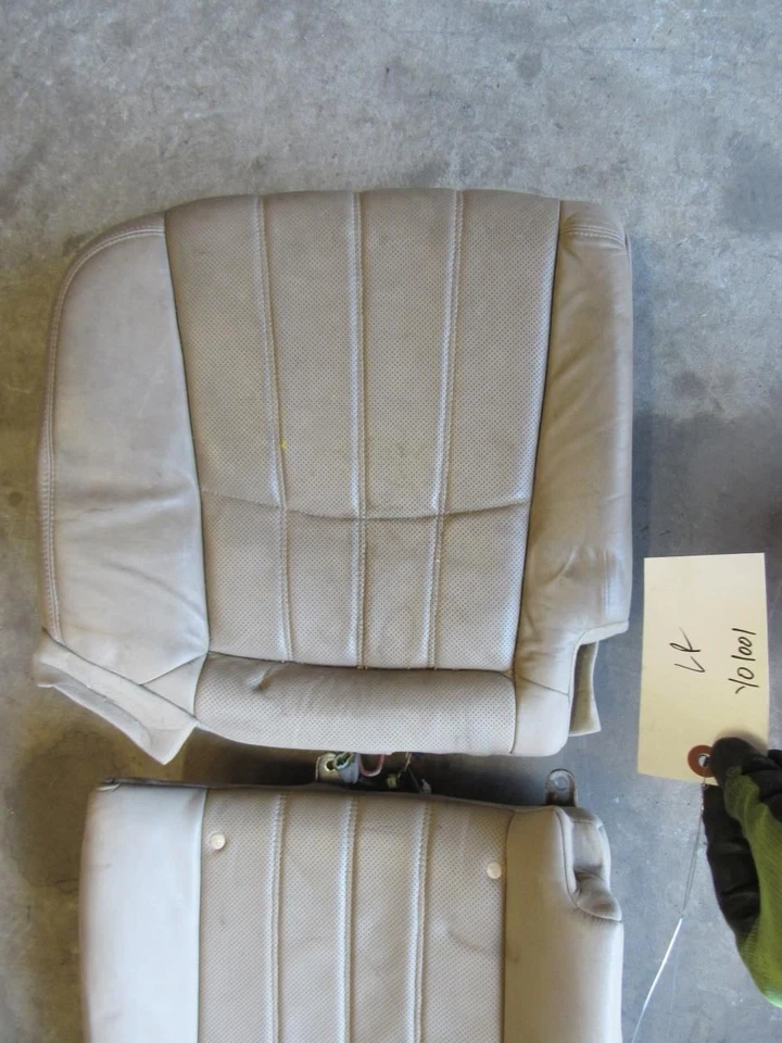 2011 2013 Hyundai Equus left driver side REAR back seat cushion pad tan leather — 第 4/4 张图片