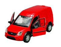 Welly Ford Transit Connect Rot 1:34 Die Cast Metal Neu Im Kasten