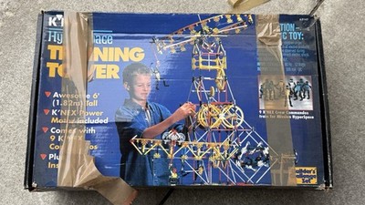 K Nex Hyperspace Training Tower Set Kit 63147  Appears Complete Tested