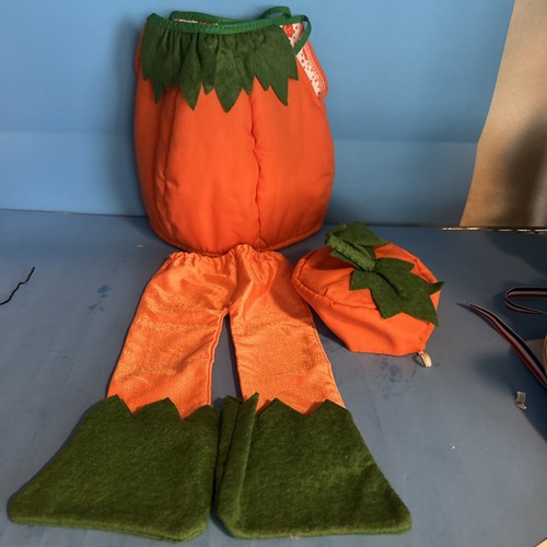 Pretty Multicolored Pumpkin Homemade for CPK (Cabbage Patch Kids) Doll Halloween