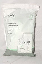 Motif Medical Breastmilk Storage Bags 100 Count 8oz BPA Free NEW Sealed