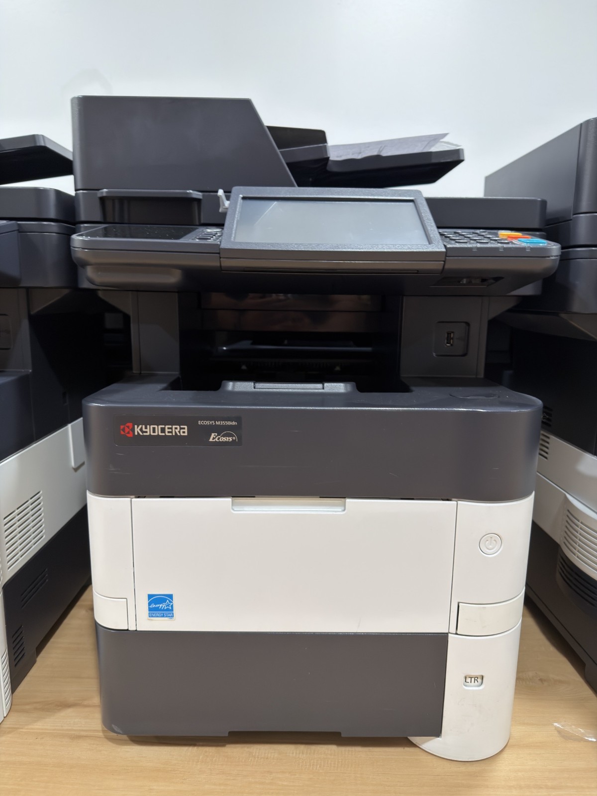 Kyocera ECOSYS M3550idn B&W MFP Printer Copier Scanner Fax - 124K Meter - Unit 6