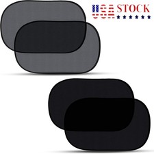 Car Window Shade 4 Pack Sun Blocker Shade Cling 20" x 12" UV Protection