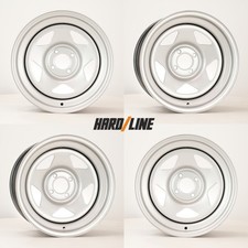 4x 15" x 8 steel wheels fit 84-92 VW Golf Mk2 Hardline TYPE-5 4x100 ET0