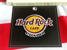 HRC Hard Rock Cafe Stockholm Classic Logo Iron Patch new OVP 2026