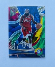 2021-22 Spectra James Harden Yellow Green Prizm Parallel /75