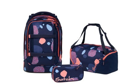 Satch Schulrucksack-Set PACK Coral Reef 3-teilig, Kollektion 2025