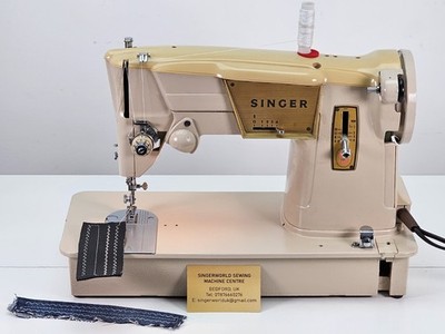 HeavyDuty 1965 Singer 317 Nähmaschine, gewartet, für Leder, Canvas, Stoff