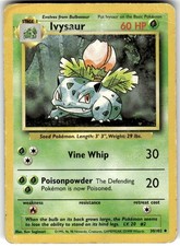 Ivysaur 30/102 Base Set Unlimited Pokemon HP Fast Ship on eBay