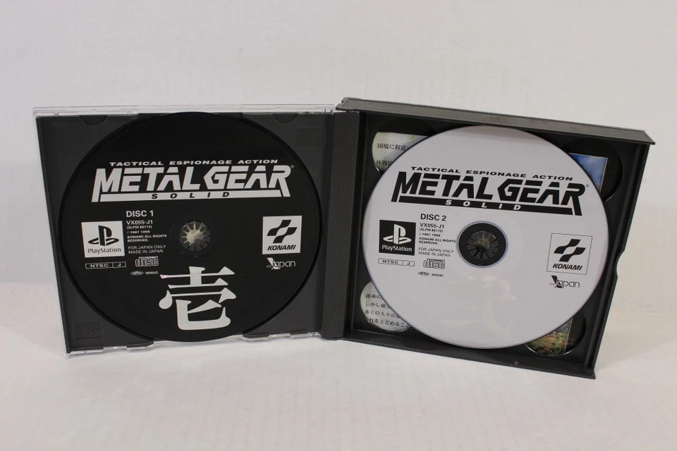 Metal Gear Solid CIB W/ Genso Suikoden Demo Disc PS1 PS 1 Japan Import US Seller - Image 3 of 4