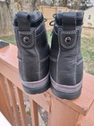 MENS CLARKS  MILWRIGHT RISE BLACK  TUMBLED LEATHER - WOOL ANKLES BOOTS SZ 12 — photo 4