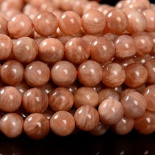 Natural Sunstone Gemstone Grade AA Round 6MM 8MM 10MM Loose Beads D601 