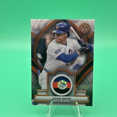 2026 Topps Tribute Juan Soto Stamp Of Approval Relic Orange Refractor 01/25