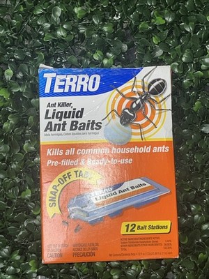 TERRO Ant Killer Bait Stations T300B - Liquid Bait to Eliminate Ants - 12 Count