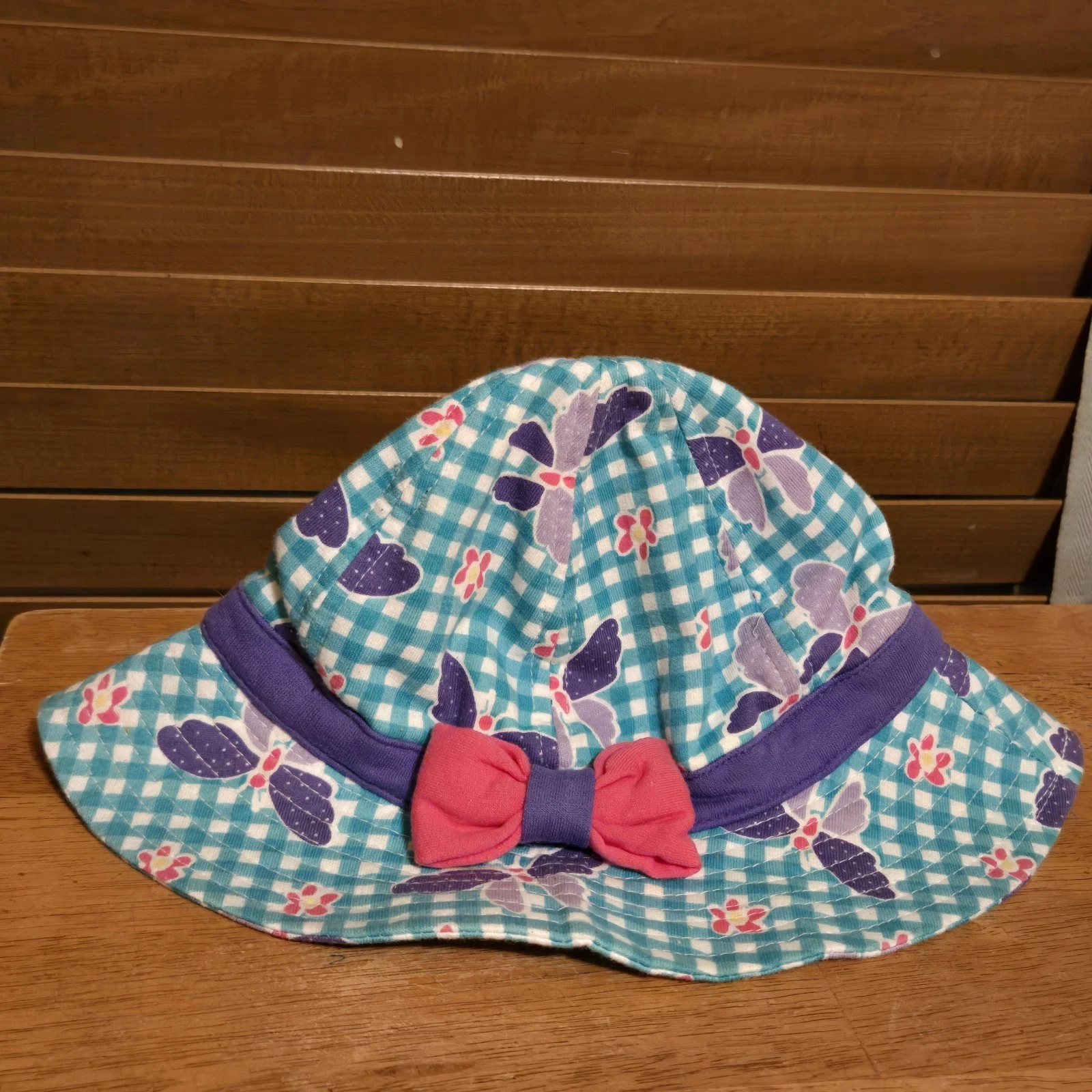Baby Girl Gymboree Vintage Butterfly Spring Summer Hat Month Hat Small 6-9 M
Opens in a new window o