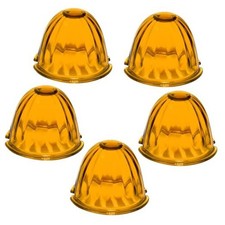 A92401 3.5" Light Amber Watermelon Plus Glass Lens, Set of 5