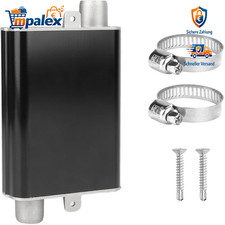 Schalldämpfer 24mm Standheizung Schwarz Aluminium Hochtemperaturfest