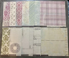 My Mind’s Eye *LIFE STORIES* Collection Kit 12x12 Scrapbook Paper 40+ PIECES