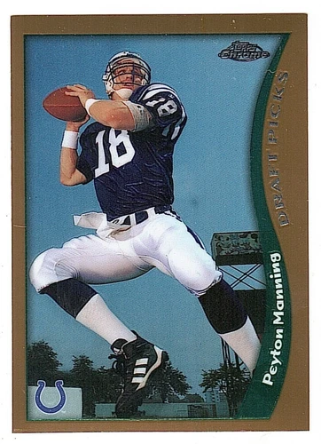 1998 Topps Chrome #165 Peyton Manning Colts HOF Rookie Nice