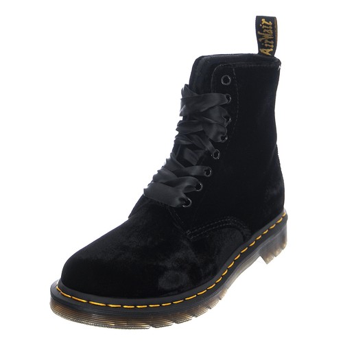 Dr.martens 1460 pascal velvet boots - black - stivali uomo neri | eBay