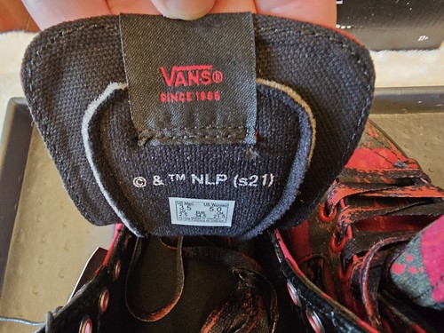 Vans House Of Terror Nightmare On Elm Street Freddy Krueger 3.5M/5W Sk8 Hi NEW - Picture 12 of 16