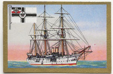 39/973 SAMMELBILD ARKONA KREUZERKORVETTE - ERBAUT 1885 SCHIFF MATROSEN MEER