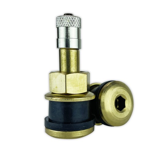 25 TR501 Straight Truck and Bus Tire 1-1/2 in Brass Clamp In Valve Stems - Picture 4 of 7
