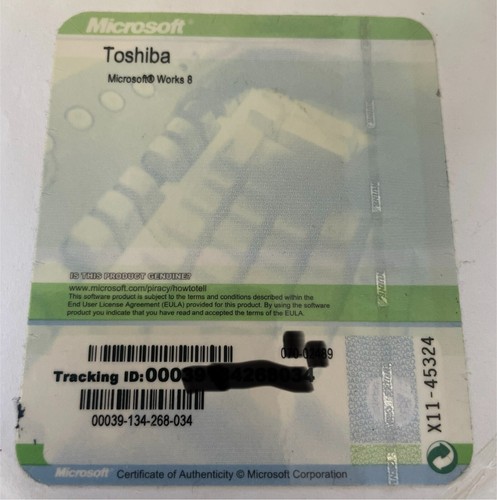 Microsoft Works 8 - offizielle Software CD - Toshiba - Photo 5/5